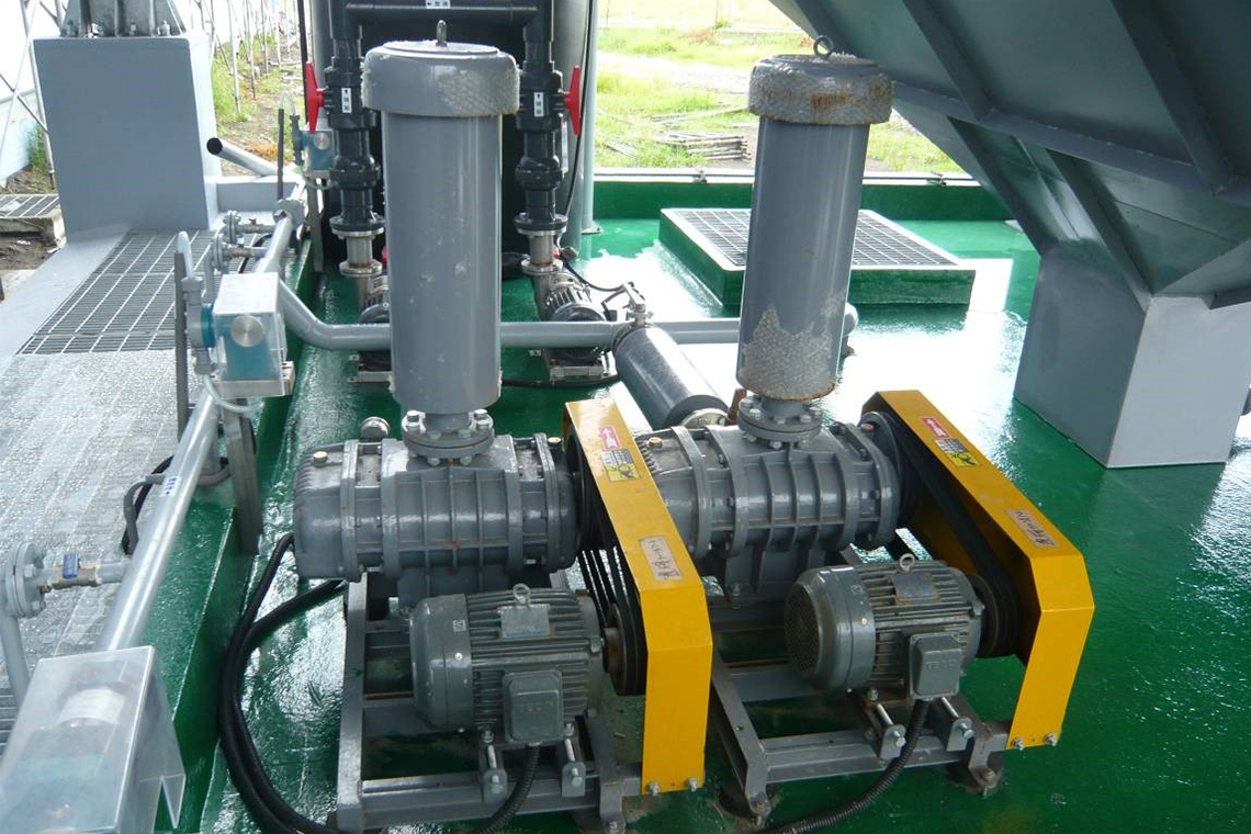 鼓風機及風管配管 Blower and duct piping