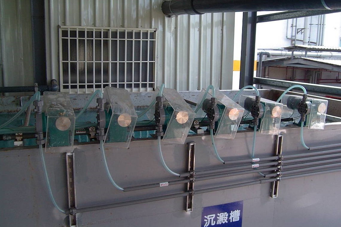 化學沈澱槽及加藥機 Chemical sedimentation tank dosing machine